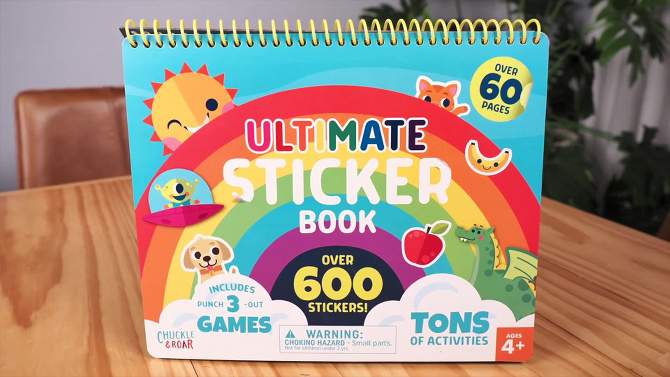 Ultimate Sticker Activity Book with 600+ Stickers - Chuckle &#38; Roar, 2 of 8, play video