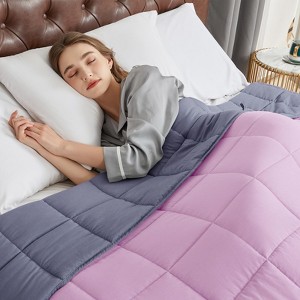 Inhand Weighted Blanket (King 80"x87") - Cooling Heavy Blanket with Glass Beads - All-Season Breathable Soft Comfort Microfiber Blanket - 1 of 4
