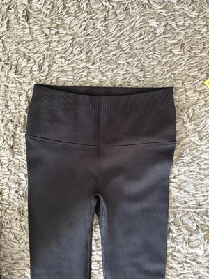 GUESS Womens Leggings 4/4, Black (Black/Pink Fluo P443), X-Large