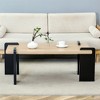XINGHANZHENXUAN 39.3-in MDF coffee table, suitable for modern minimalist living rooms and leisure areas - 4 of 4