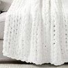 Lush Décor 40"x72" Hygge Ultra Soft Cozy Chenille Chunky Knit Throw - 2 of 4