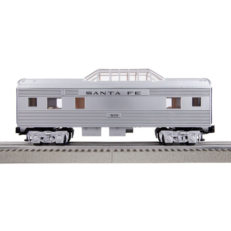 Lionel 684725 Santa Fe Add-On Vista Dome Train for Ready-to-Run Super Chief Model Train Set, 3 of 8