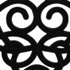 Design Imports  Heart Scroll Half Moon Pin Rubber  Doormat - 3 of 4
