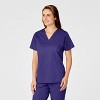 Wink WonderWORK Women's Mock Wrap Scrub Top - 3 of 4