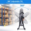 BestParts 30-Inch Floor Fan, High-Velocity Industrial Fan with Roll Booster, Adjustable Tilt, Black - 4 of 4