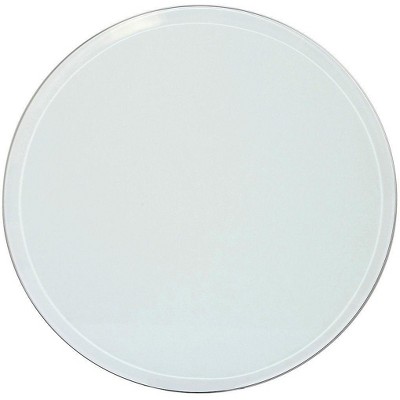 24 Inch Round Clear Tempered Glass Table Top with Beveled Edge