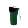 Unique Bargains Auto Car Trash Can Durable Seat Back Trash Bin Green 1 Pc 3.9" Width 7.5" Height Plastic Rhinestone - 3 of 4
