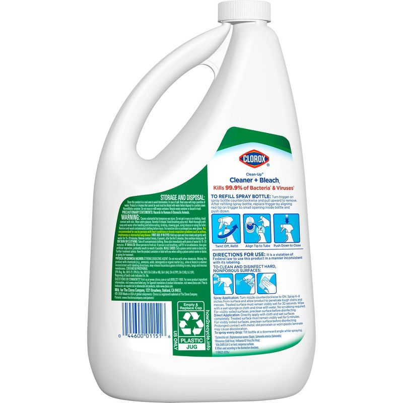 Clorox Clean-Up Cleaner Refill - 64 fl oz, 3 of 14