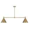 Savoy House Pharos 2 - Light Chandelier in  Noble Brass - 2 of 4