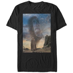 Men's Star Wars The Force Awakens Hooded Luke Landscape T-Shirt - 1 of 4