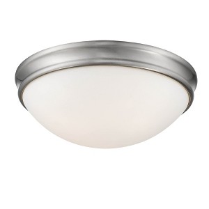 Millennium Lighting 3 - Light Flush Mount in  Brushed Nickel - 1 of 1