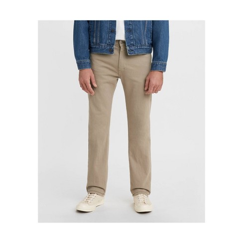 Levi's® Men's 505™ Regular Fit Straight Jeans - Tan 40x30 : Target