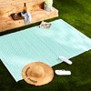 Design Imports Aqua Diamond Outdoor Rug 4X6 Ft - 3 of 4