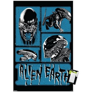 Trends International Alien: Earth (2025) - Blue Xenomorph Unframed Wall Poster Prints - 1 of 4