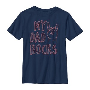 Boy's Lost Gods Father's Day My Dad Rocks T-Shirt - 1 of 3