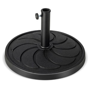 Tangkula 40 lbs Patio Round Umbrella Weighted Base Heavy-Duty Table Market Stand Outdoor - 1 of 4