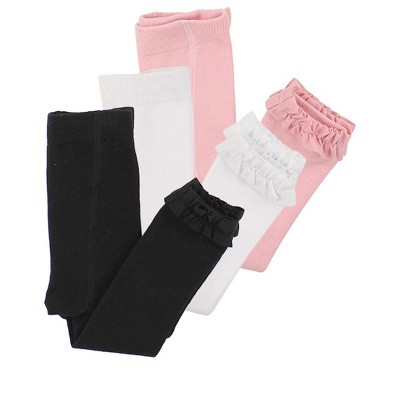 black, white & pink