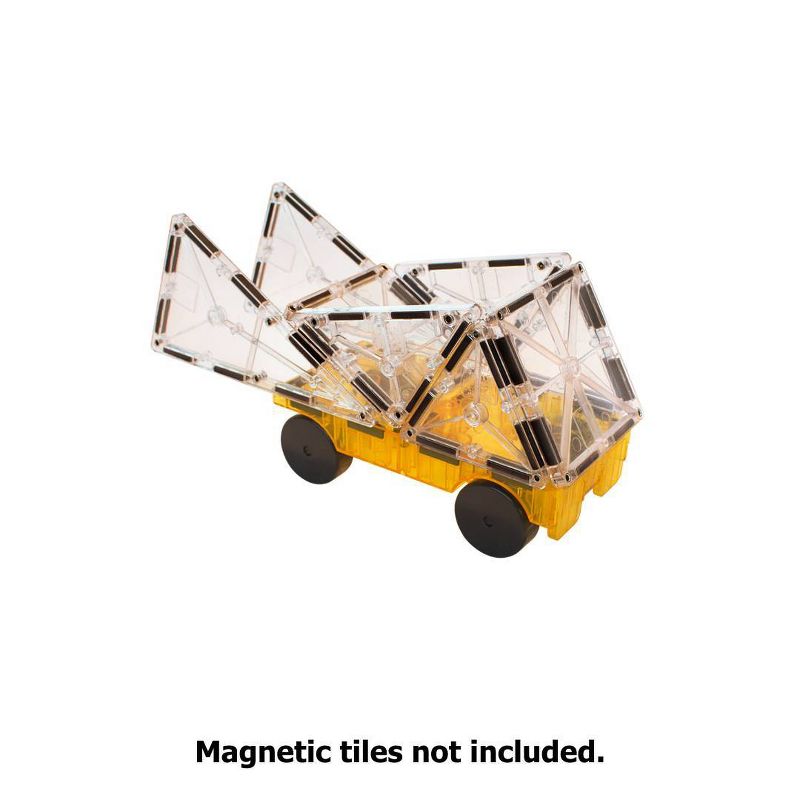 MAGNA-TILES Cars 2pc Expansion Set: Green &#38; Yellow, 5 of 8