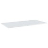 vidaXL Bookshelf Boards 4 pcs High Gloss White 39.4"x19.7"x0.6" Engineered Wood - 2 of 4