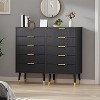 5 Drawer Dresser, Closet Dressers Chest of Drawers, Storage Chest Cabinet Organizer Unit, Clothes Storage Organizer, Small Nightstand - 4 of 4