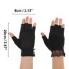 Unique Bargains Anti-slip Half Finger Lace Manicure Gloves 1 Pair - 4 of 4