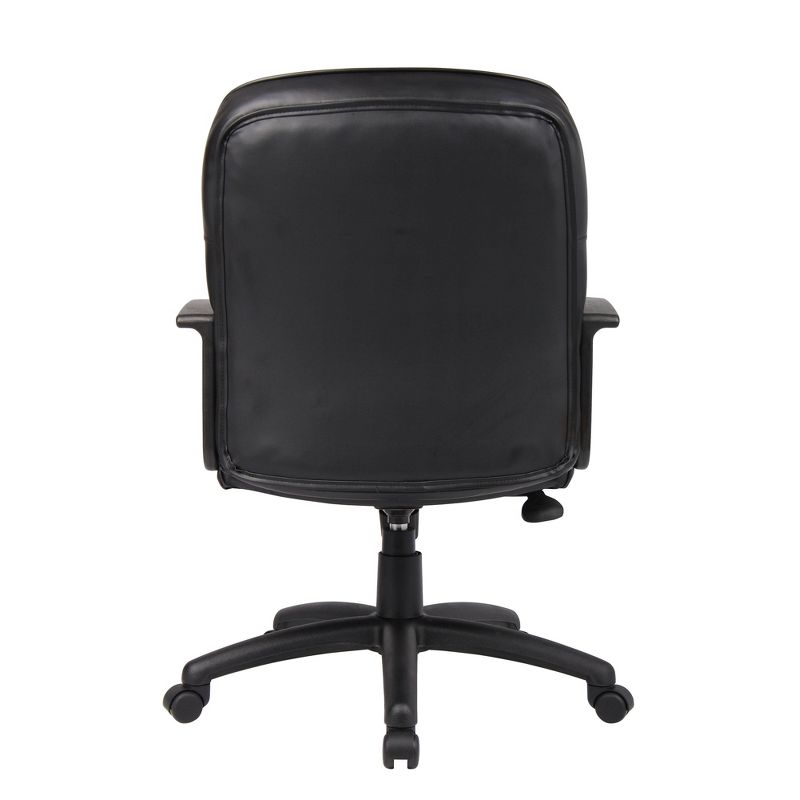 Mid Back Leatherplus Chair Black - Boss Office Products, 3 of 9