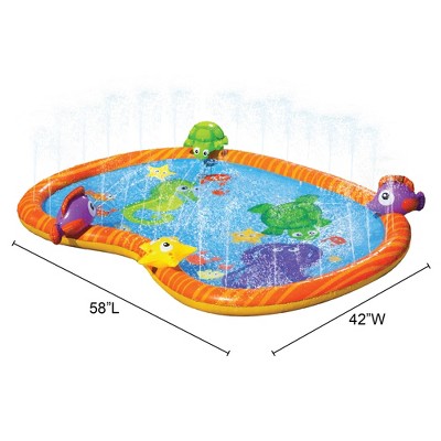 Banzai 58 Inch Sprinkle Friends Outdoor Water Play Mat
