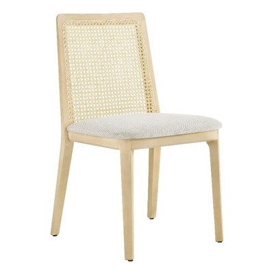 Modway Monarch Wood and Rattan Dining Side Chair