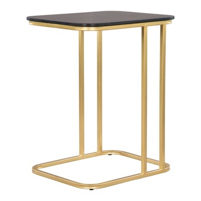 Arleta Side Table Black/Gold - ZM Home