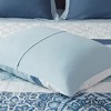 PAGED Queen Comforter Set 8 Piece Soft Bedding Sets, Bed in a Bag with 1 Quil, 2 Shams, 2 Euro Shams, 2 Decorative Pillows and 1 Bed Skirt - 3 of 4