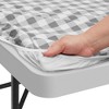 Lann's Linens Fitted Vinyl Tablecloth with Flannel Backing - image 4 of 4