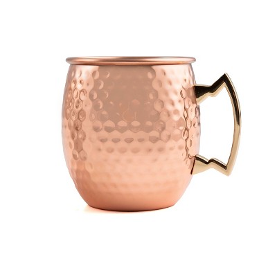 Cambridge Silversmiths 20oz 4pk Copper Hammered Moscow Mule Mugs