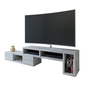 Vynxaria Adjustable TV Stand Console for TVs Up to 65", Expandable Storage, 53.5" Wide, Modern Design - 1 of 4