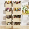 SEVOBAL Utility Storage Drawers Slide Out Cabinet Organizer with Soft Close Rails for Kitchen Pantry Use, Wood, 21"*16.5"*8" - 3 of 4