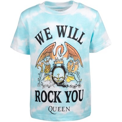 Queen Rock Band T-shirt Tie Dye Blue : Target