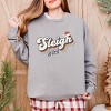 Sleigh Girl Retro Distressed - Garment Dyed Sweatshirt - 3 of 3