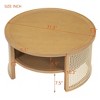 Modern Coffee Table, for Living Room, Multiple Color Schemes - 2 of 4