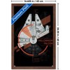 Trends International Star Wars: Power Of The Force - Millennium Falcon Framed Wall Poster Prints - 3 of 4