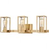 Quoizel Lighting Leighton 3 - Light Vanity in  Weathered Brass - 3 of 4