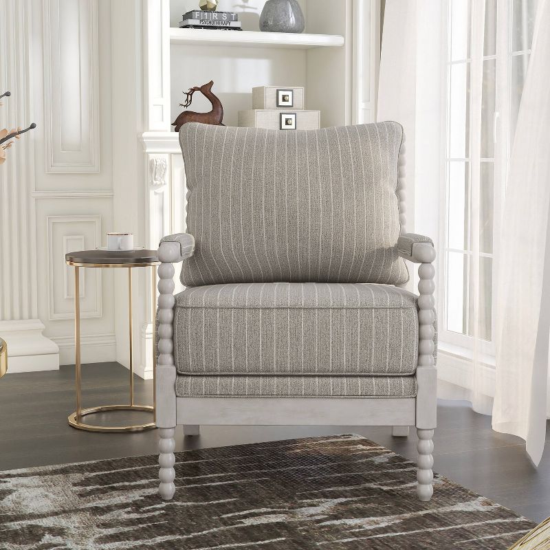 Weslake Villa Farmhouse Accent Armchair - HOMES: Inside + Out, 4 of 10