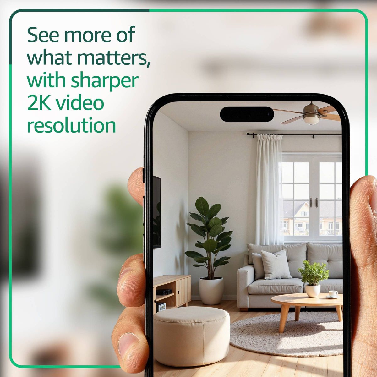 Blink Mini 2K+ Compact Plug-In Security Camera, 2K Video Resolution, Color Night Vision, Enhanced Audio. 1 Camera - thumbnail 3