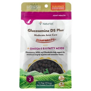 NaturVet Scoopables, Glucosamine DS Plus Moderate Joint Care,  For Dogs, Bacon, 11 oz (315 g) - 1 of 2