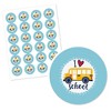 Big Dot of Happiness Back to School - First Day of School Classroom Decorations Circle Sticker Labels - 24 Count - 2 of 4