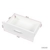 NicBex Modern Hairdressing Dresser, Storage Cabinet with Drawers, Holes for Hair Dryer, Bedroom Dresser, Hair Desk with Multi-layer Storage Space - 4 of 4