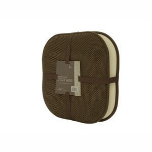 GoodGram 2 Pack: Ultra Comfort Memory Foam Non-Slip Chair Pads/Cushions - 1 of 1