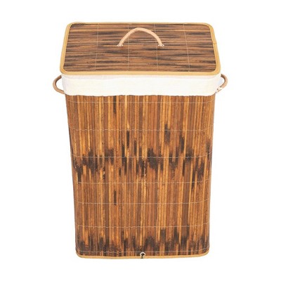 BirdRock Home Woven Storage Shelf Organizer Baskets with Handles - Natural