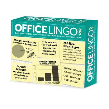Willow Creek Press 2024 Daily Desk Calendar 5.2"x6.2" Office Lingo