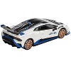 Lamborghini Huracan STO Bianco Asopo White with Black Top and Blue Accents Limited Edition 1/64 Diecast Model Car by Mini GT - 4 of 4
