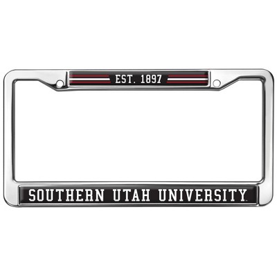 Southern Utah University School Logo Full Size Standard License Plate Metal Frame
