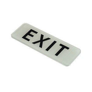 Unique Bargains Acrylic Self-Adhesive Decor Hotel Self Adhesive Exit Sign - 1 of 4